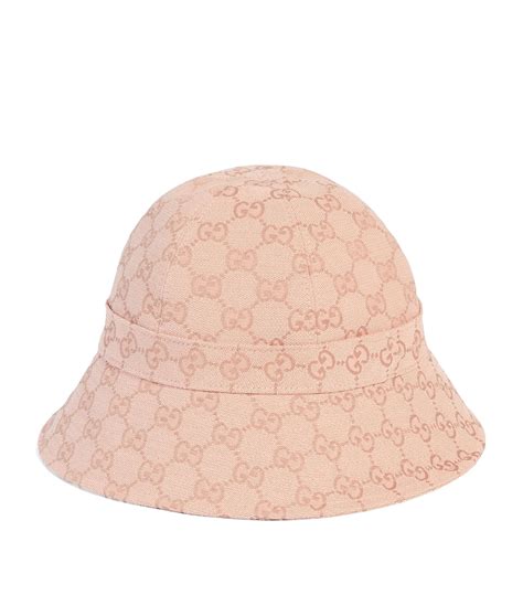 pink gucci hat|gg canvas bucket hat.